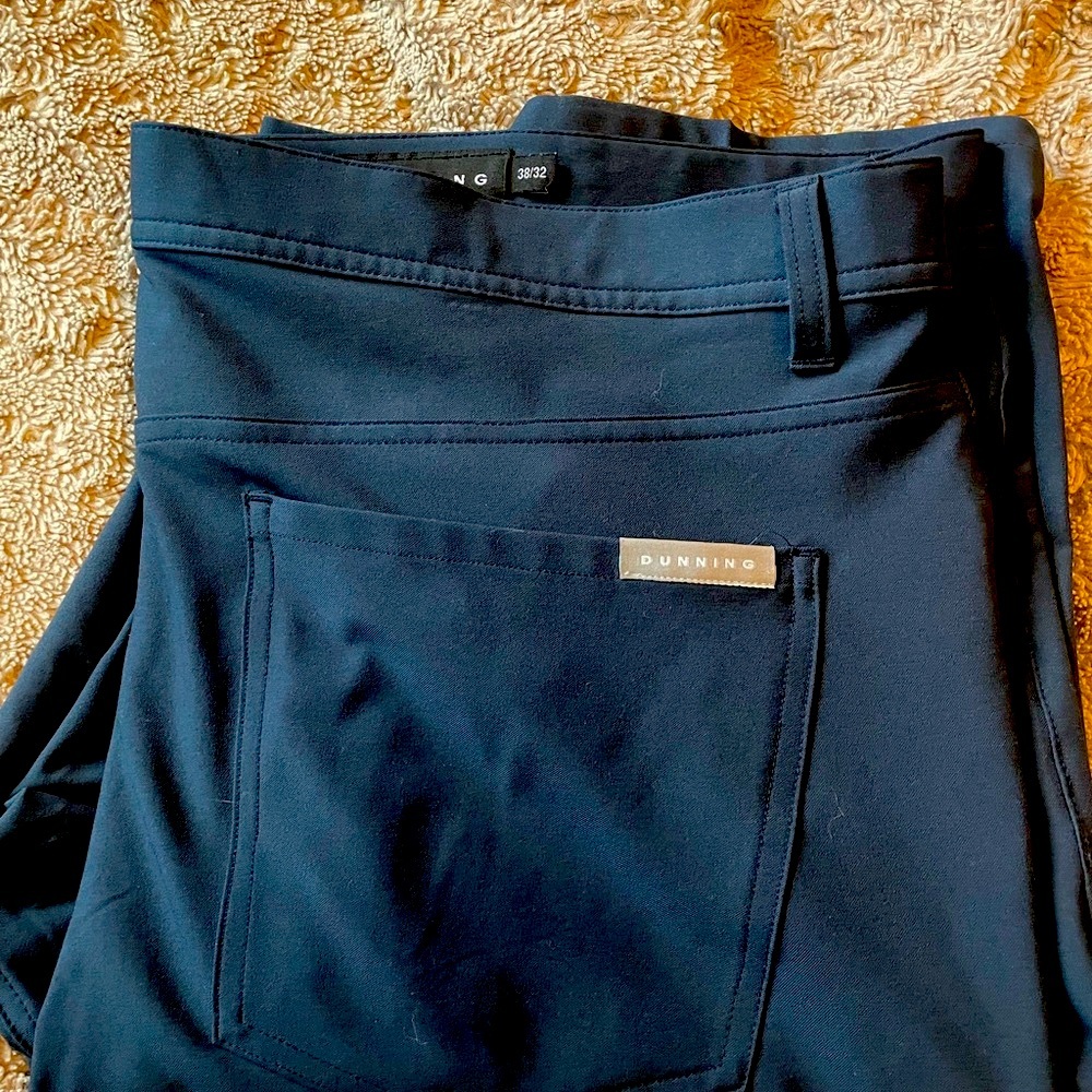 Dunning Golf.  38 x 32 Navy Blue Pants 
new without tags.